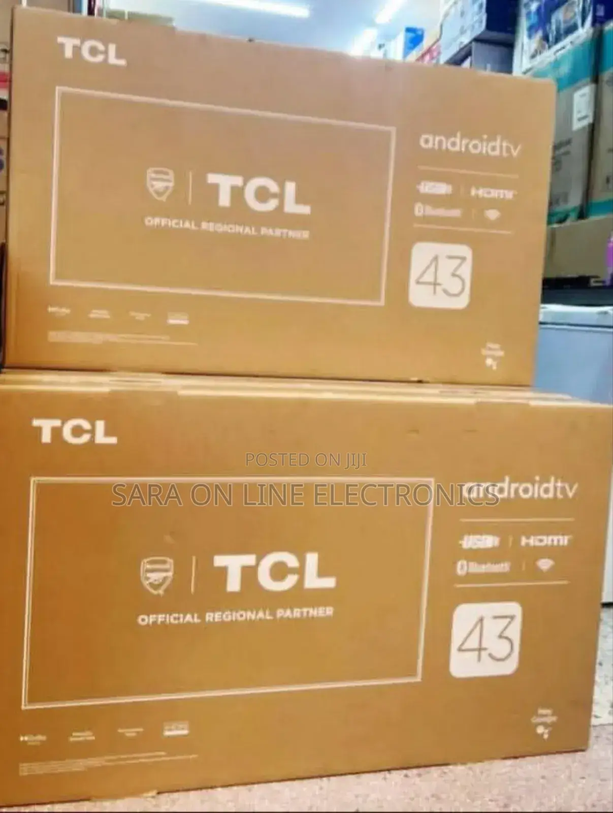 ■□Tcl 43" ^^Smart Tv **10year Warranty Free Delivery