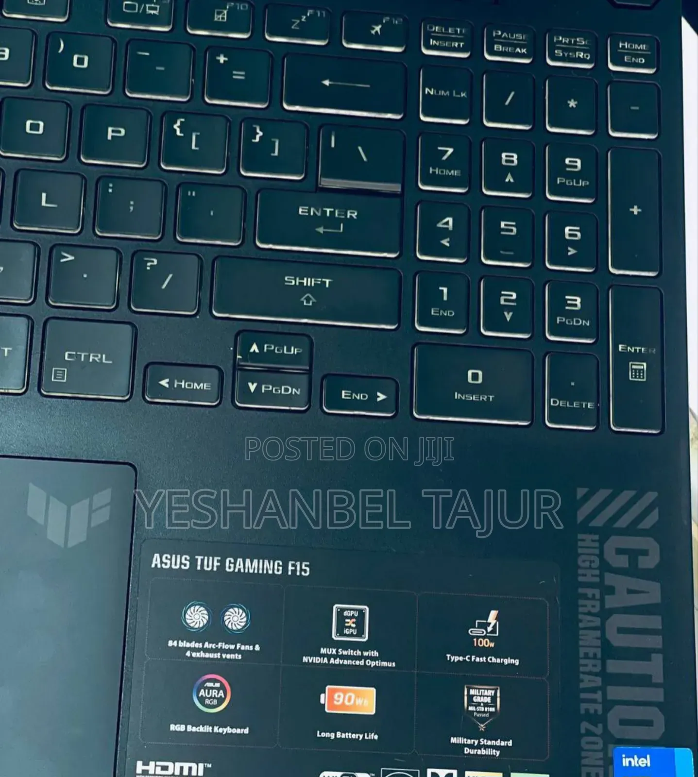 New Laptop Asus TUF Gaming A15 16GB Intel Core I7 SSD 512GB