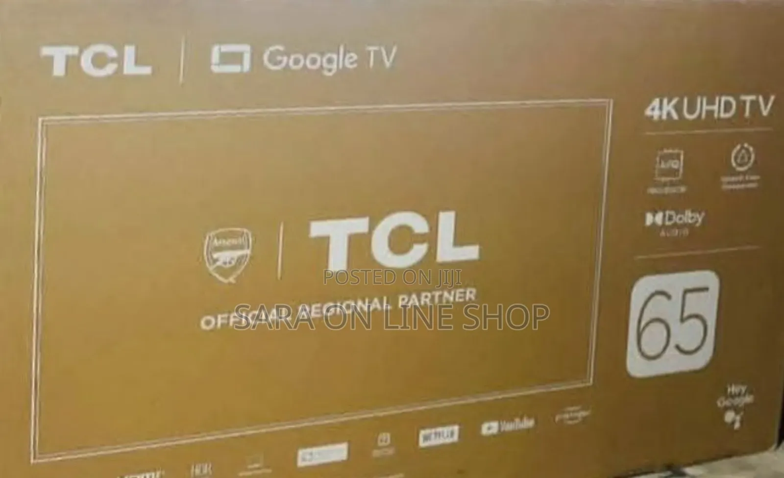 °•Tcl 65" ■Google Uhd Tv New 2025■ Free Delivery