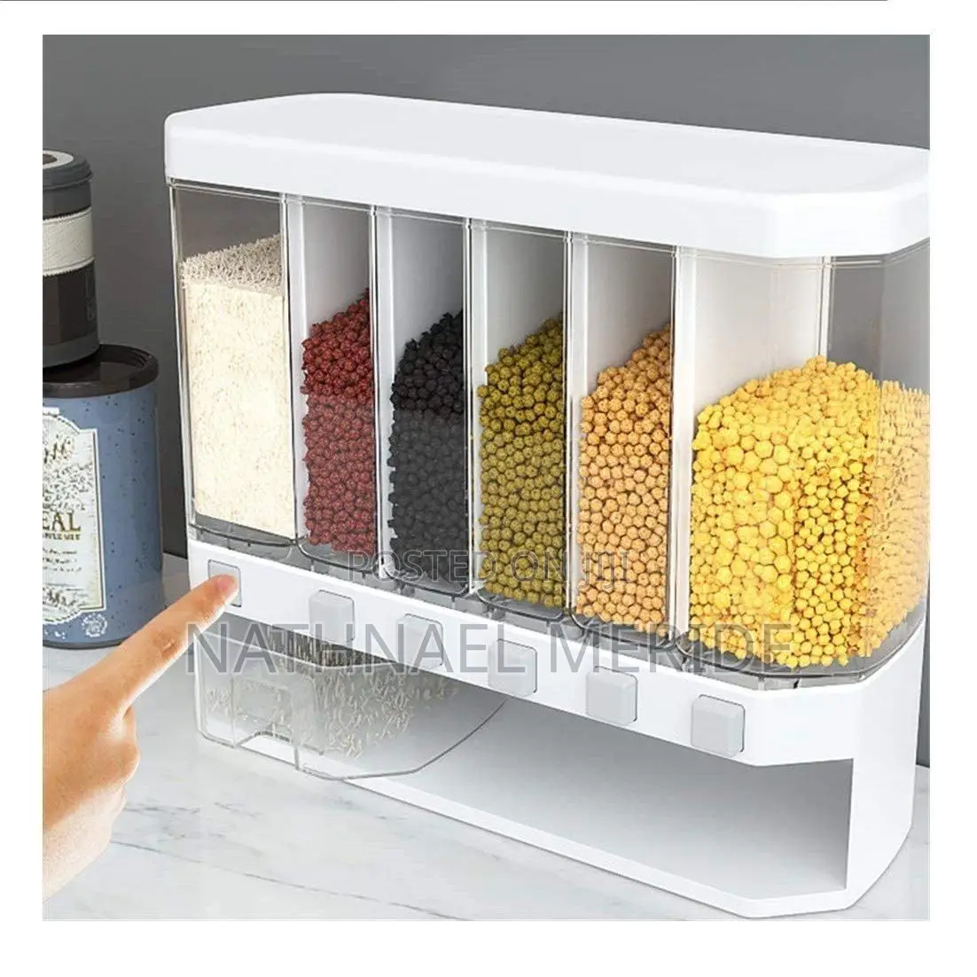 Multiple Dispenser for Cereals Grains and Pulse ሩዝ እና የተለያዩ ጥራጥሬ ማስቀመጫ
