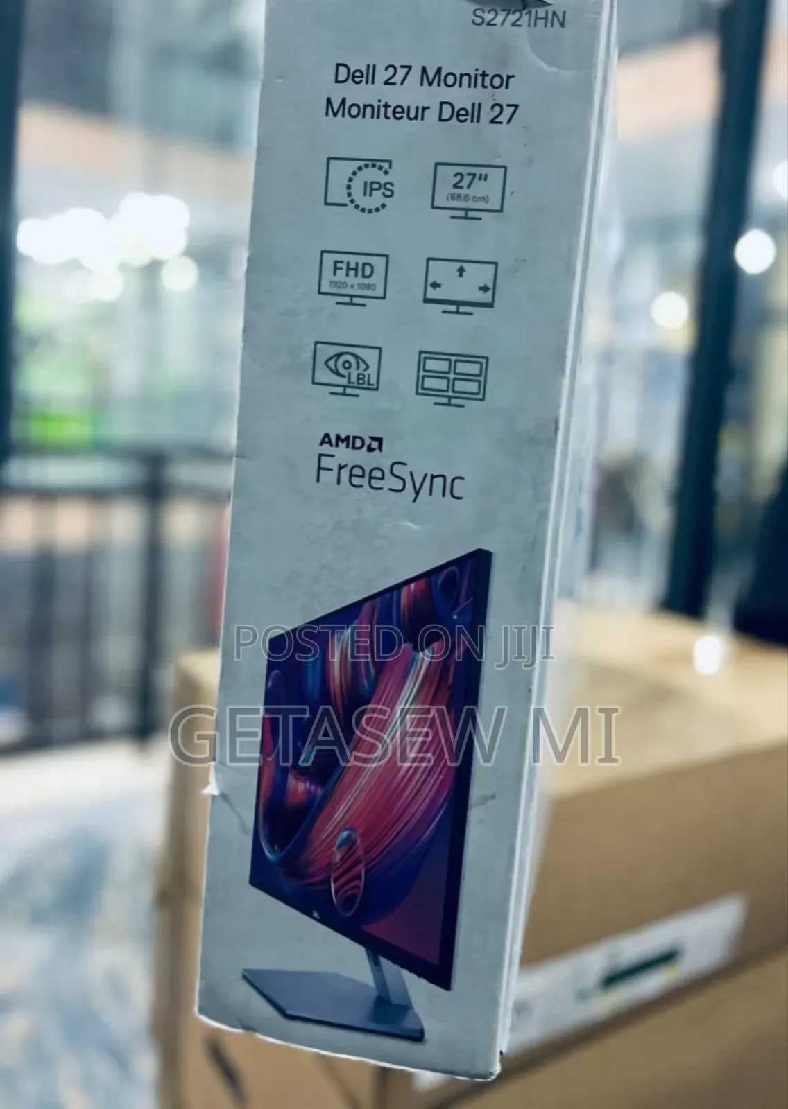 1 Dell 27 Inch Frameless Monitor 27" Full Hd