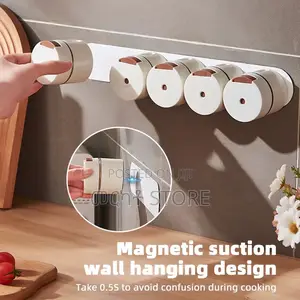 6pc Wall Mounted Seasoning Box