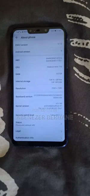 Huawei Nova 3i 128 GB Blue