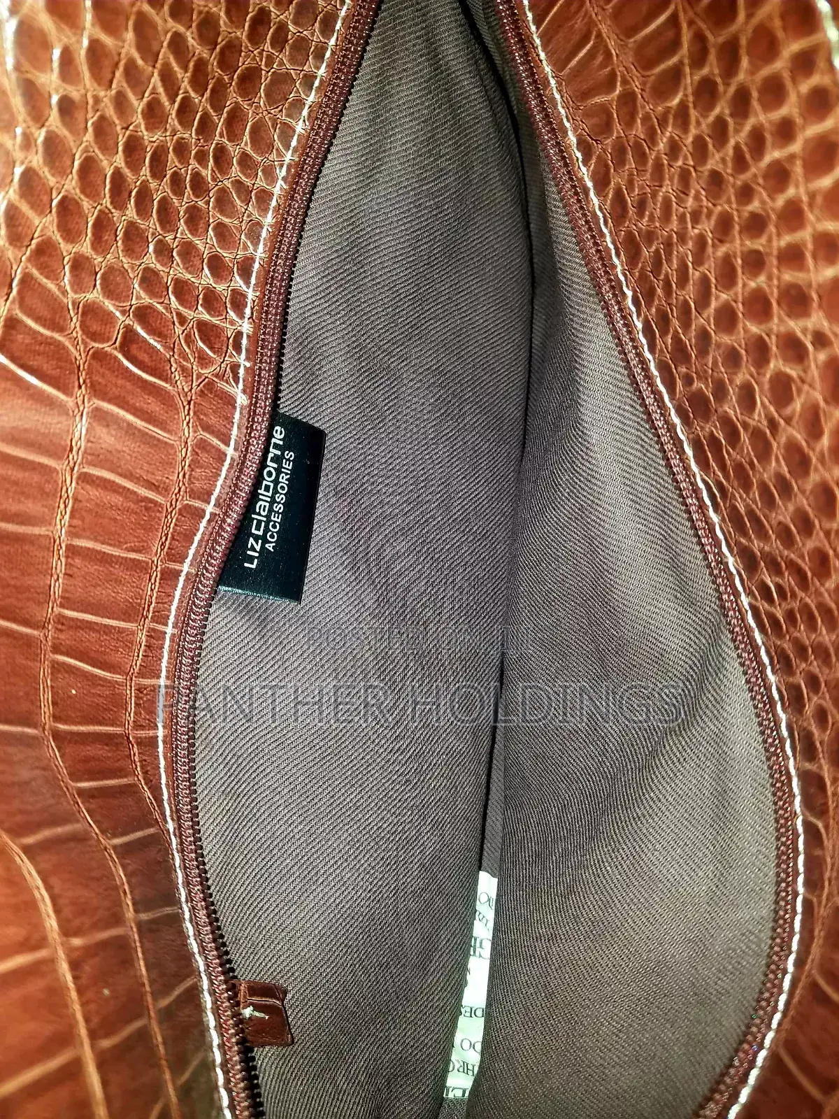 Liz Claiborne Crocodile Genuine Leather Purse