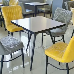 A Cafeteria Restaurant Chairs to Tables