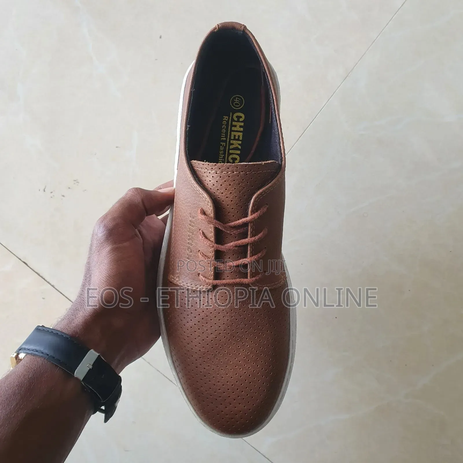 Derby Sneaker Hybrid Brown Casual Shoes [On Hand]