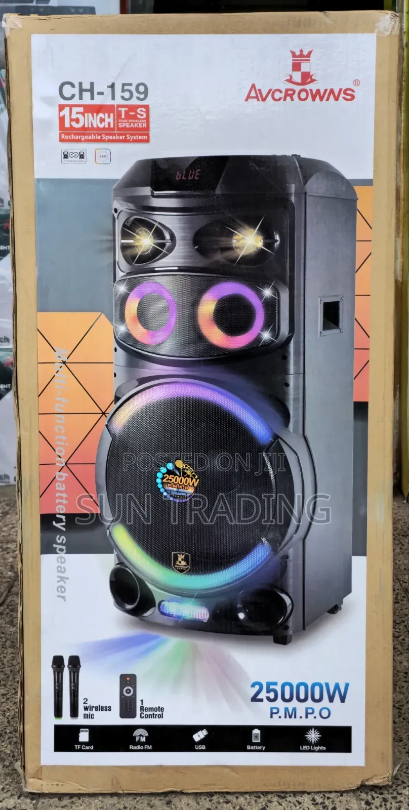 Avcrown 15" True Wireless Speaker | 159