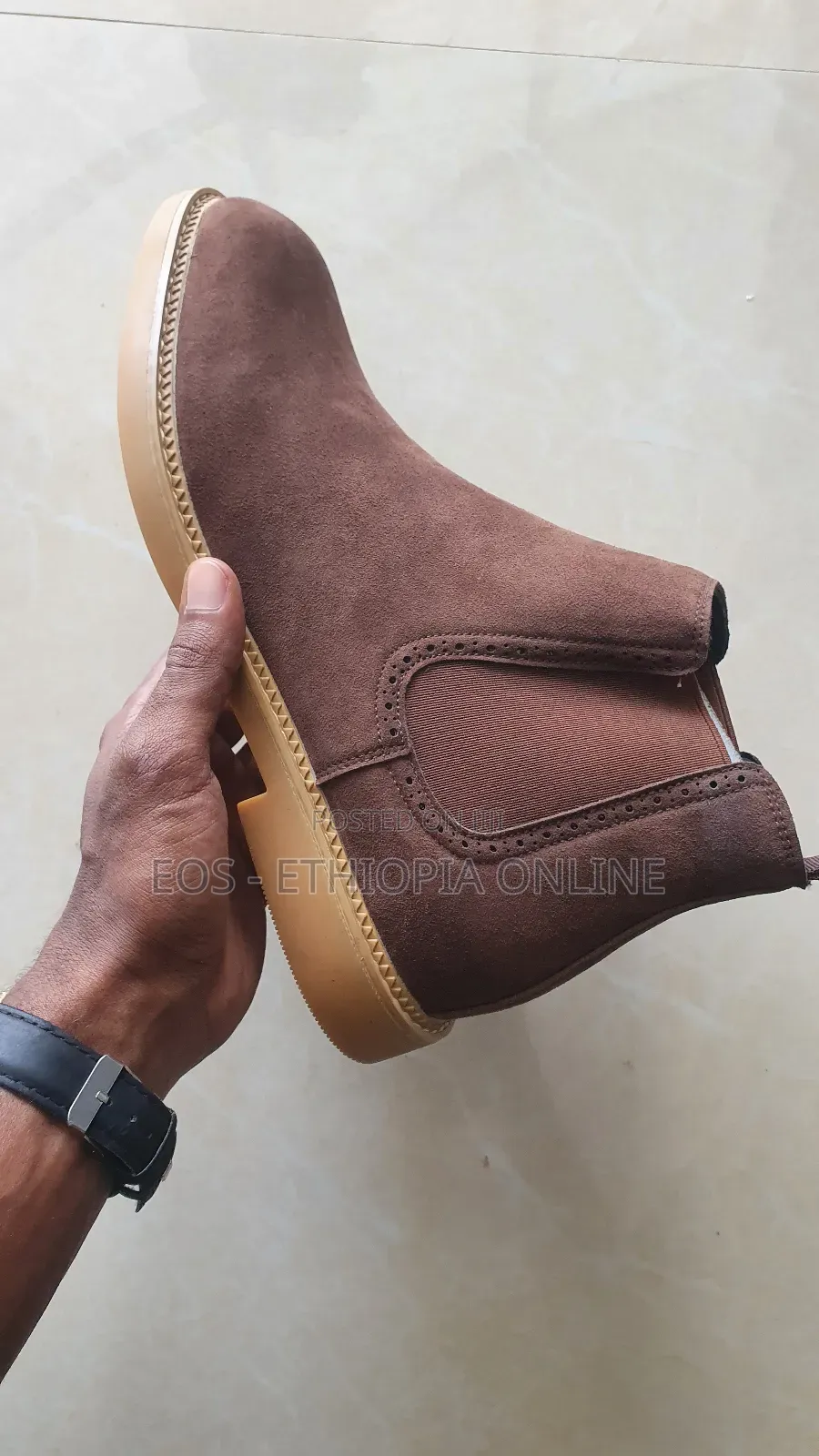 Light / Dark Brown Chelsea Boots [On Hand]