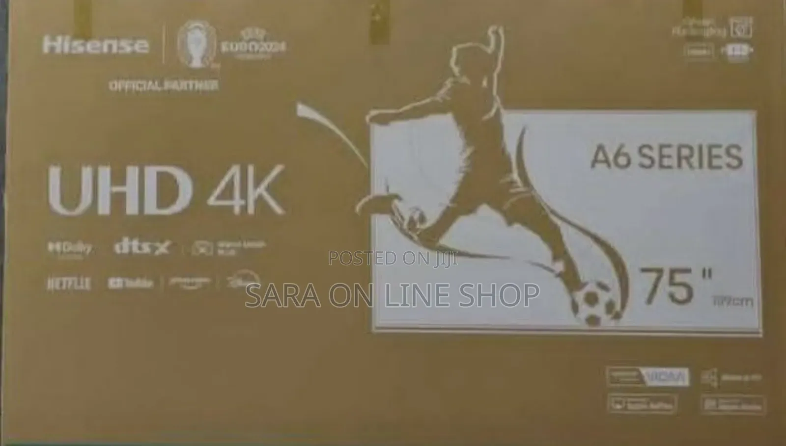 •Hisence 75" A6 Series Uhd Tv (New 2025) ◇◇Free Delivery