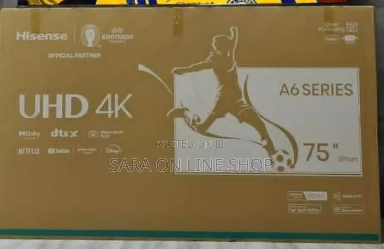 •Hisence 75" A6 Series Uhd Tv (New 2025) ◇◇Free Delivery