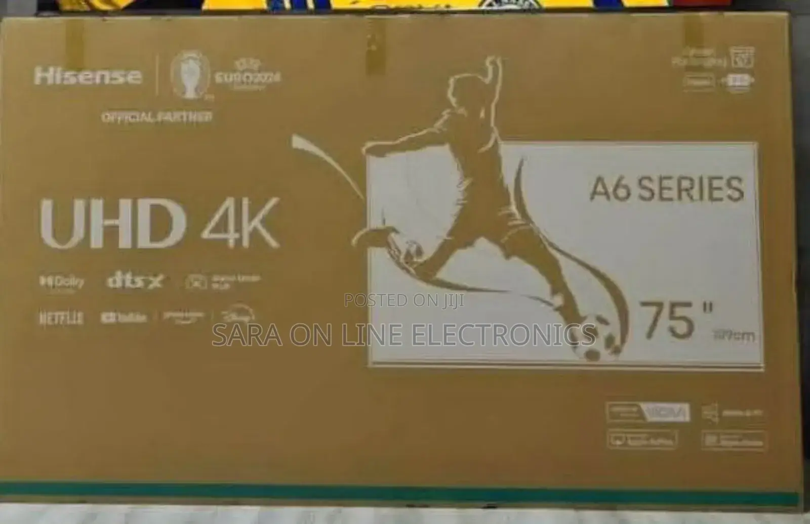 •Hisence 75" A6 Series Uhd Tv (New 2025) ◇◇Free Delivery