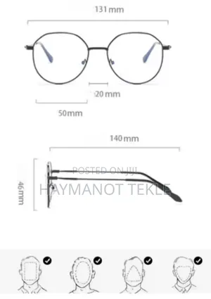 Metal Round Anti Blue Light Glasses