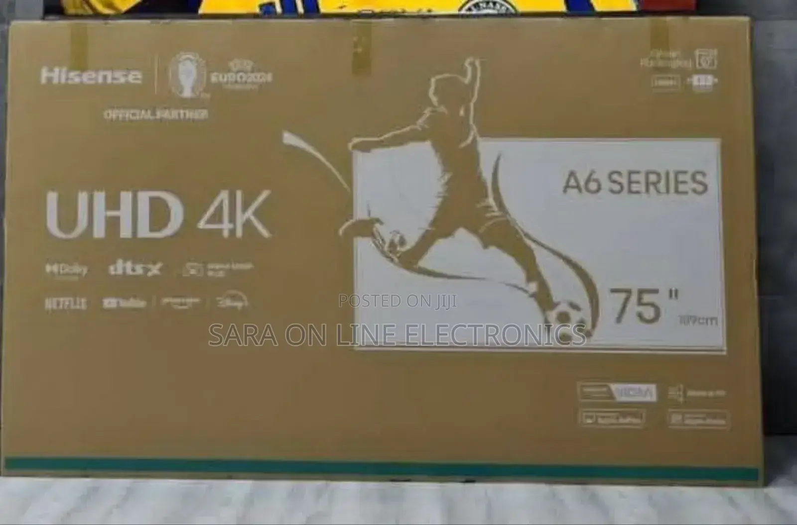 •Hisence 75" A6 Series Uhd Tv (New 2025) ◇◇Free Delivery