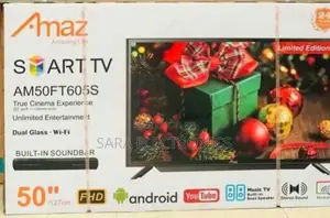 **Amaz 50" Smart Tv <<New 2025>> Free Delivery 10year Warranty