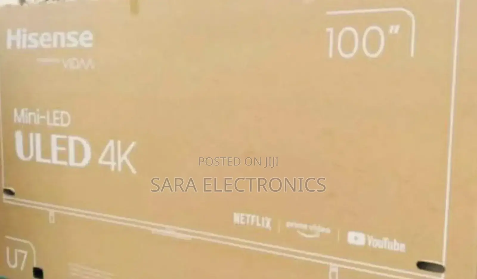 ◇◇Hisence 100" Mini -Led Uled Tv [Free Delivery]