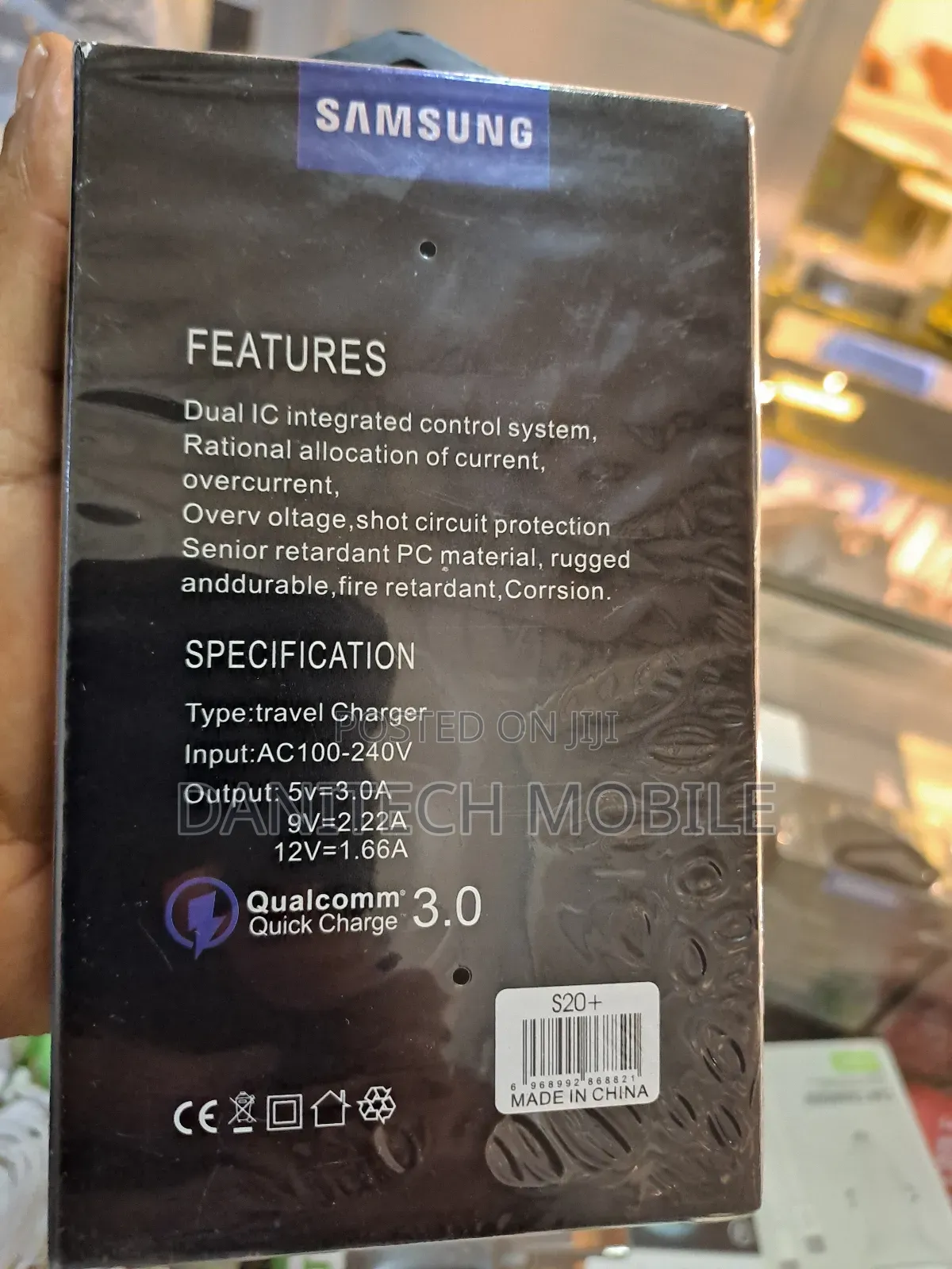 Samsung Galaxy S20+ 20w Fast Charger