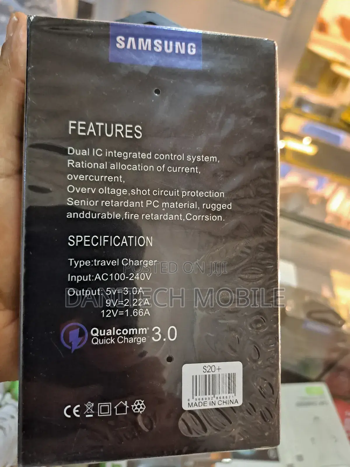 Samsung Galaxy S20+ 20w Fast Charger