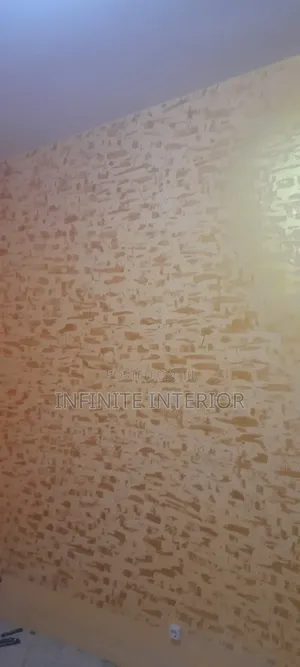 Shop Decor Texture Painting Interior Design for Shop