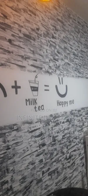 Shop Decor Texture Painting Interior Design for Shop