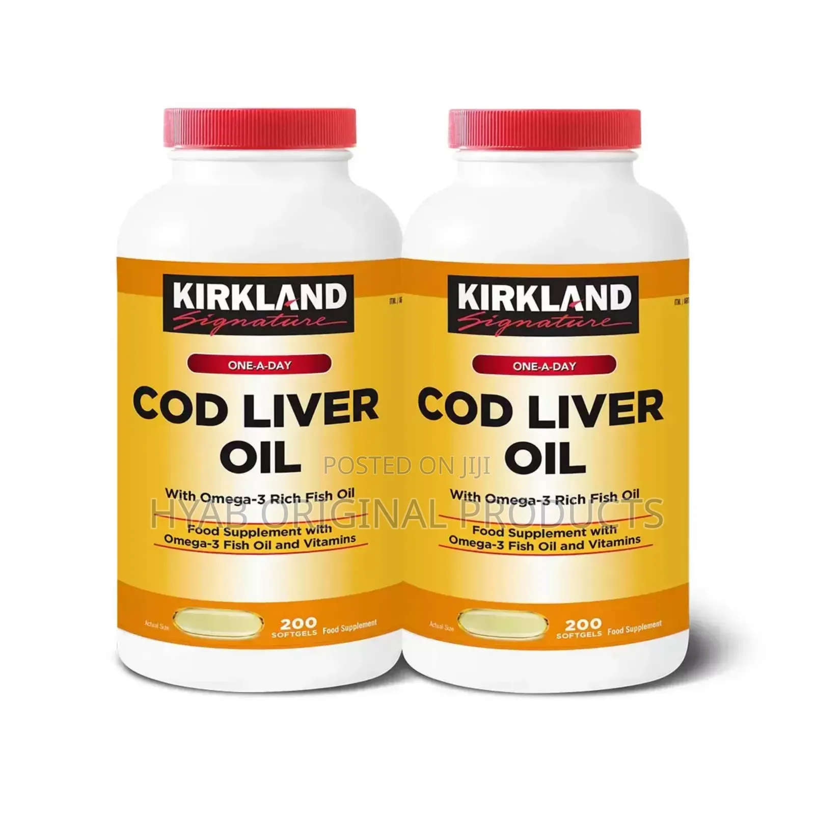Kirkland Signature Cod Liver Oil + Omega 3 1150mg,
