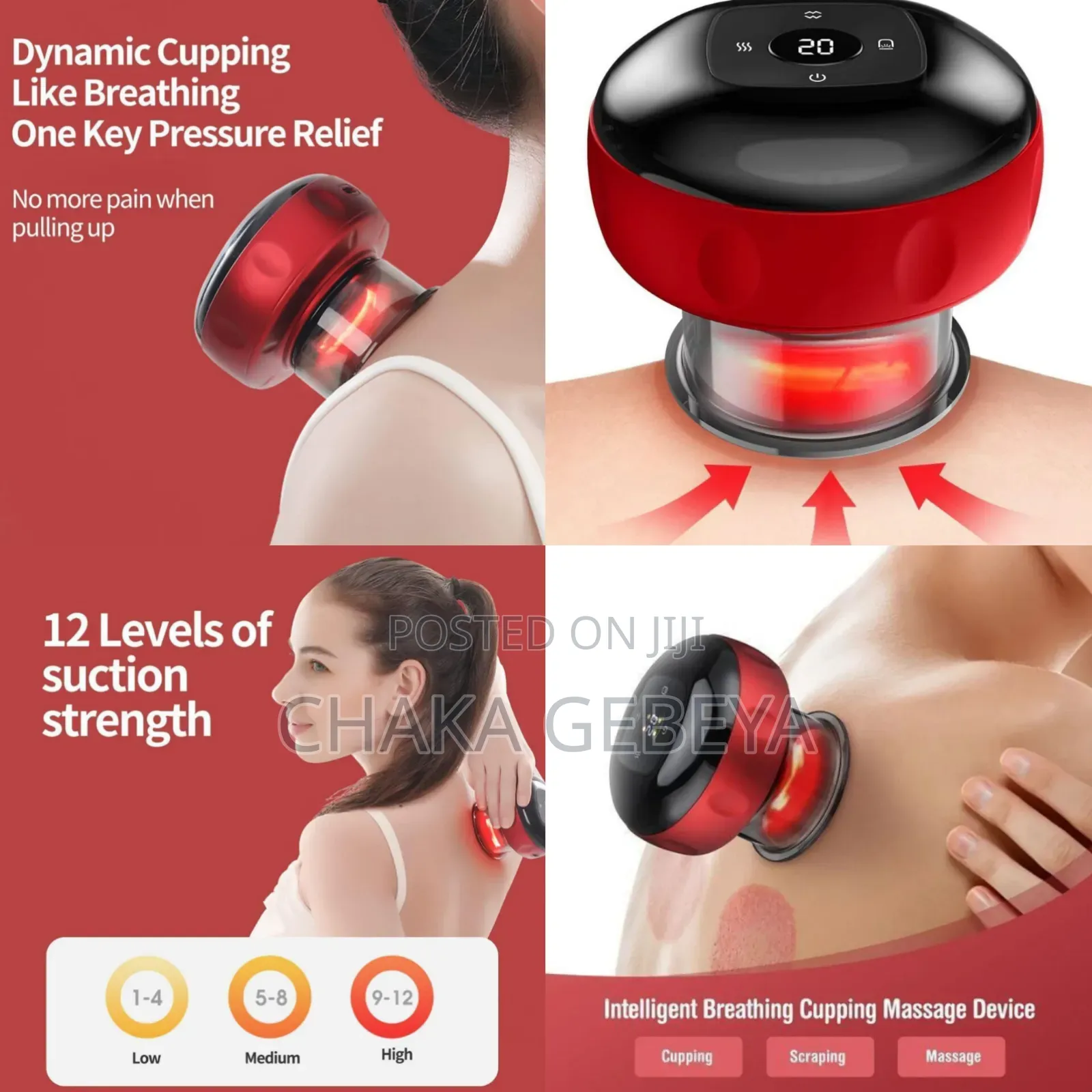 Intelligent Breathing Cupping Massage Instrument