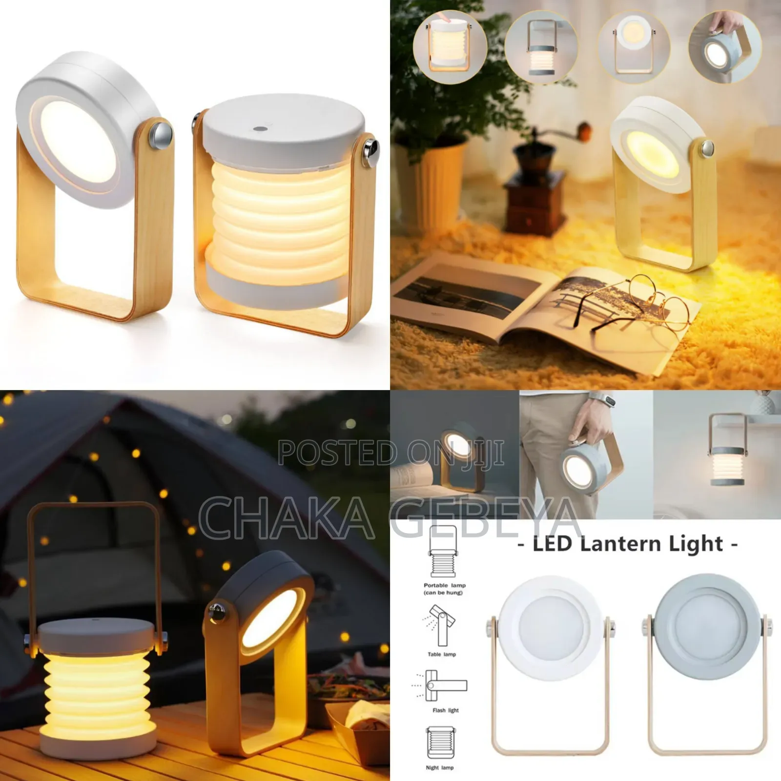 Bring Light Warmth Anywhere With Foldable Led Bedside Table Lamp