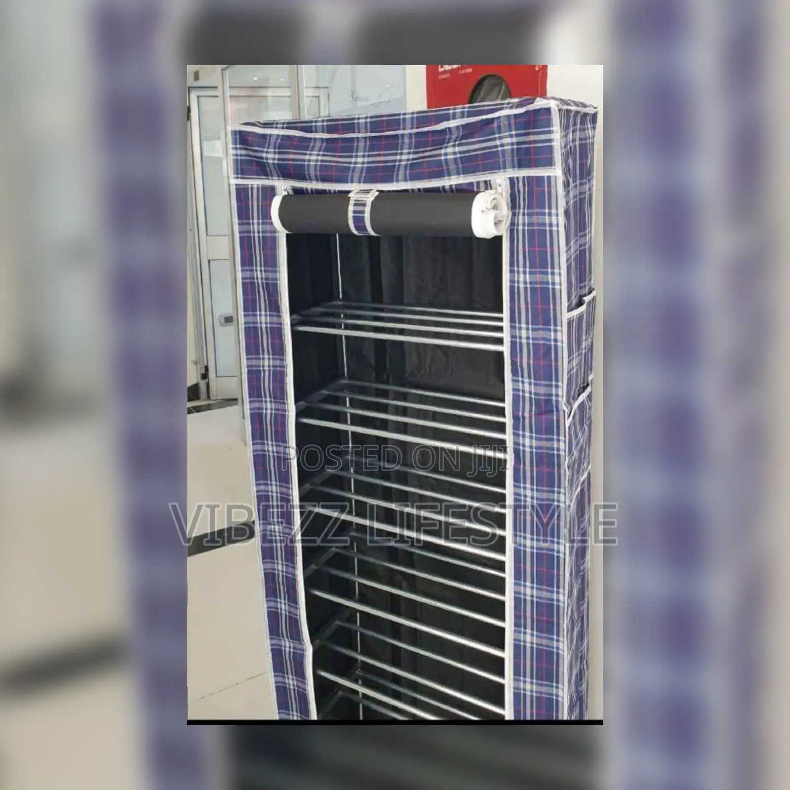 ባለ 9 የጫማ መደርደሪያ