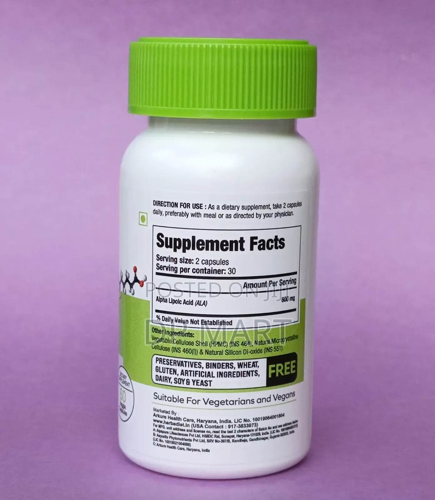 Alpha Lipoic Acid (Ala)