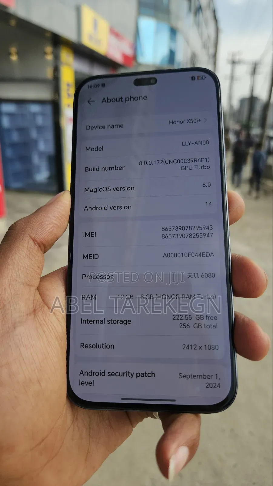 New Honor X50i 256 GB Black