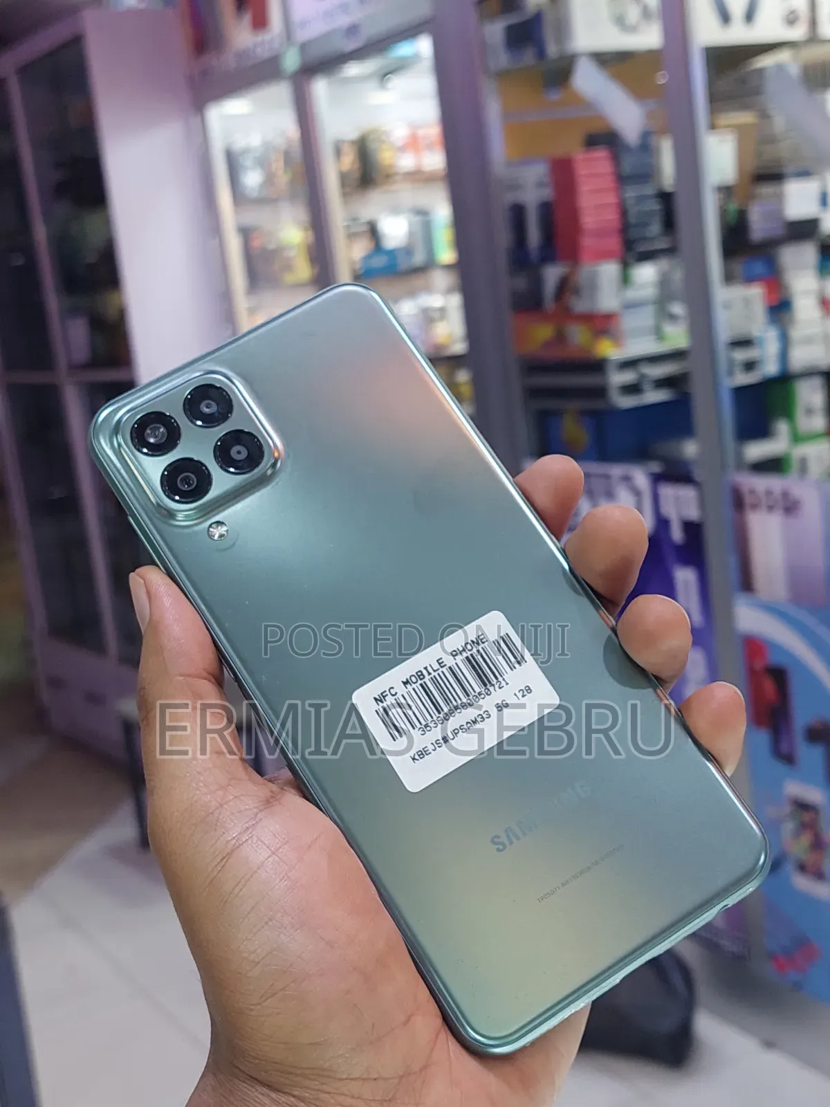 New Samsung Galaxy M33 5G 128 GB Blue