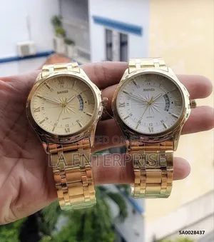 Skmei Golden Quartz Watch