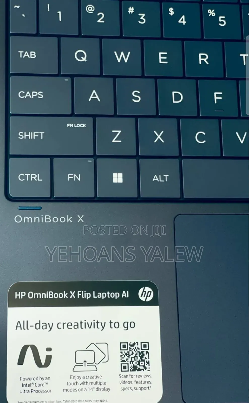 New Laptop HP OmniBook X Flip 14" 16GB Intel Core Ultra 7 SSD 1T