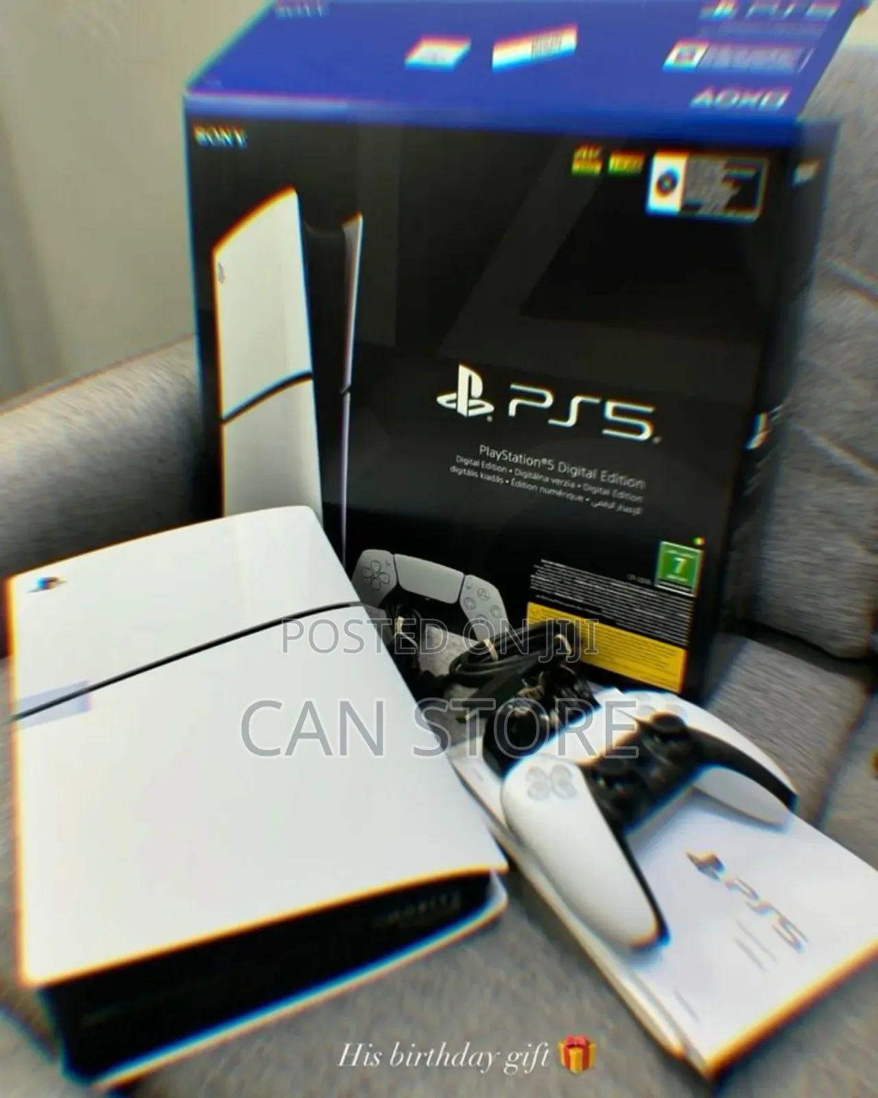 Playstation Slim Digital With 1 Controller