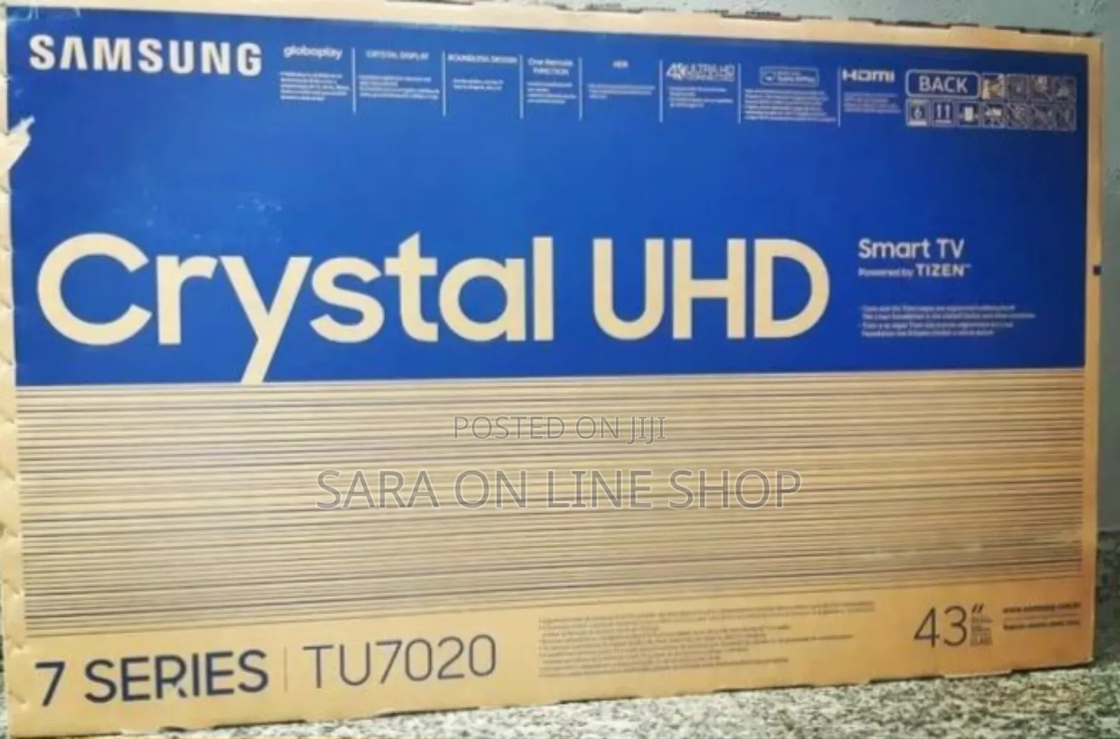♤♤Samsung 43" Crustal Uhd *New 2025* 10year Warranty Free Delivery