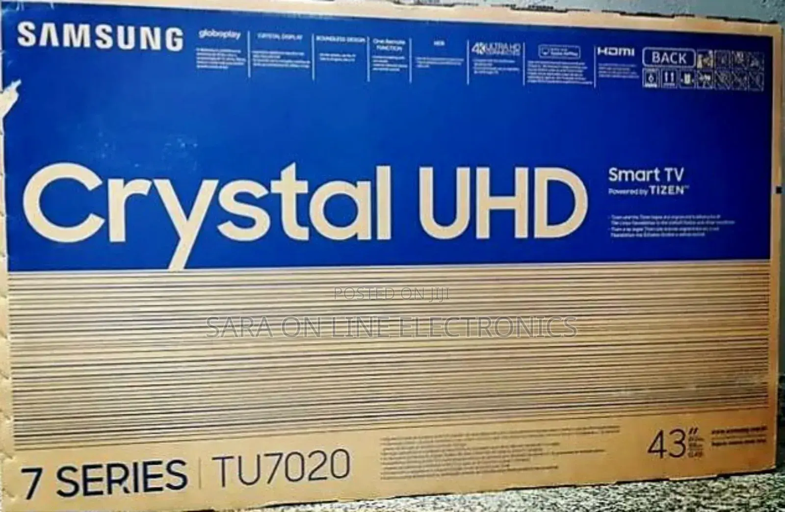 ♤♤Samsung 43" Crustal Uhd *New 2025* 10year Warranty Free Delivery