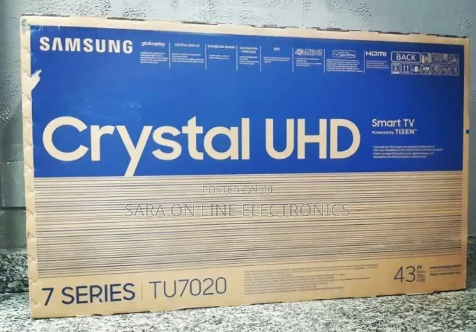 ♤♤Samsung 43" Crustal Uhd *New 2025* 10year Warranty Free Delivery