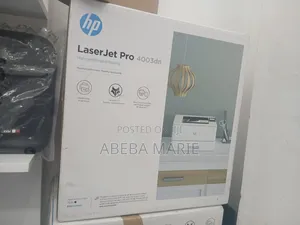 Photo - Printer With Cartoon Packed Hp Laserjet Pro