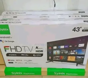 ■□Syinix 43" Smart Android Tv <New 2025> Free Delivery