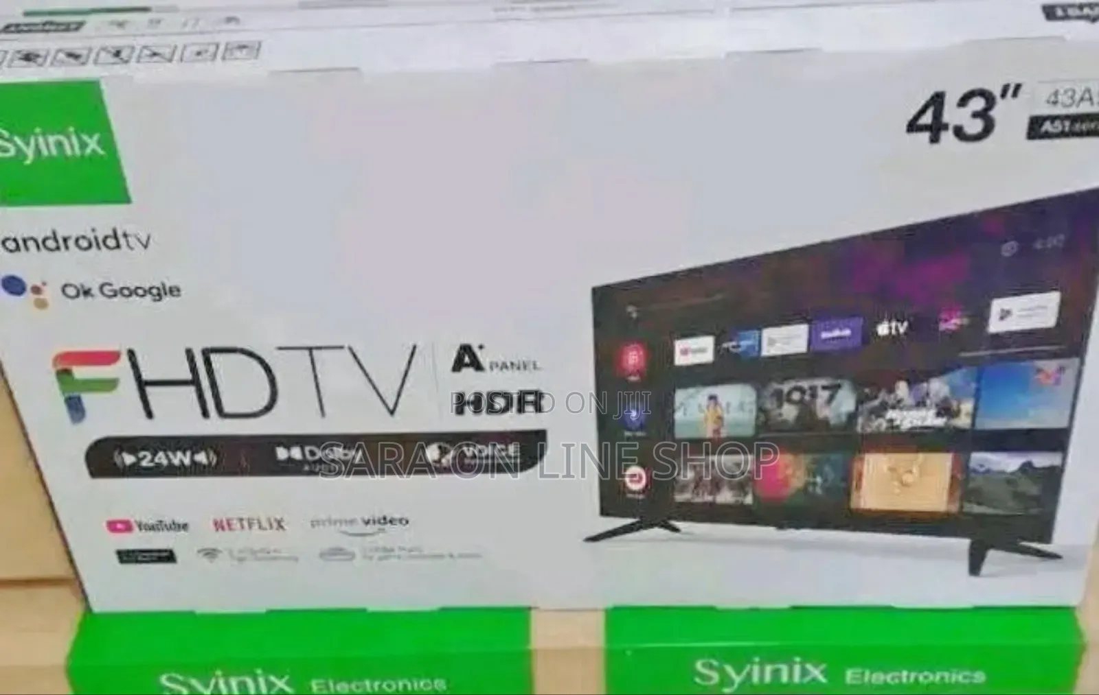■□Syinix 43" Smart Android Tv <New 2025> Free Delivery