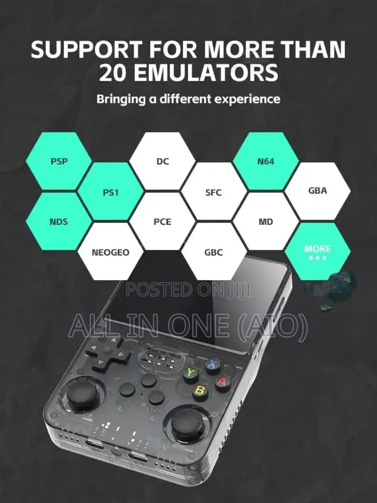 R36s Retro Handheld Video Game Console.