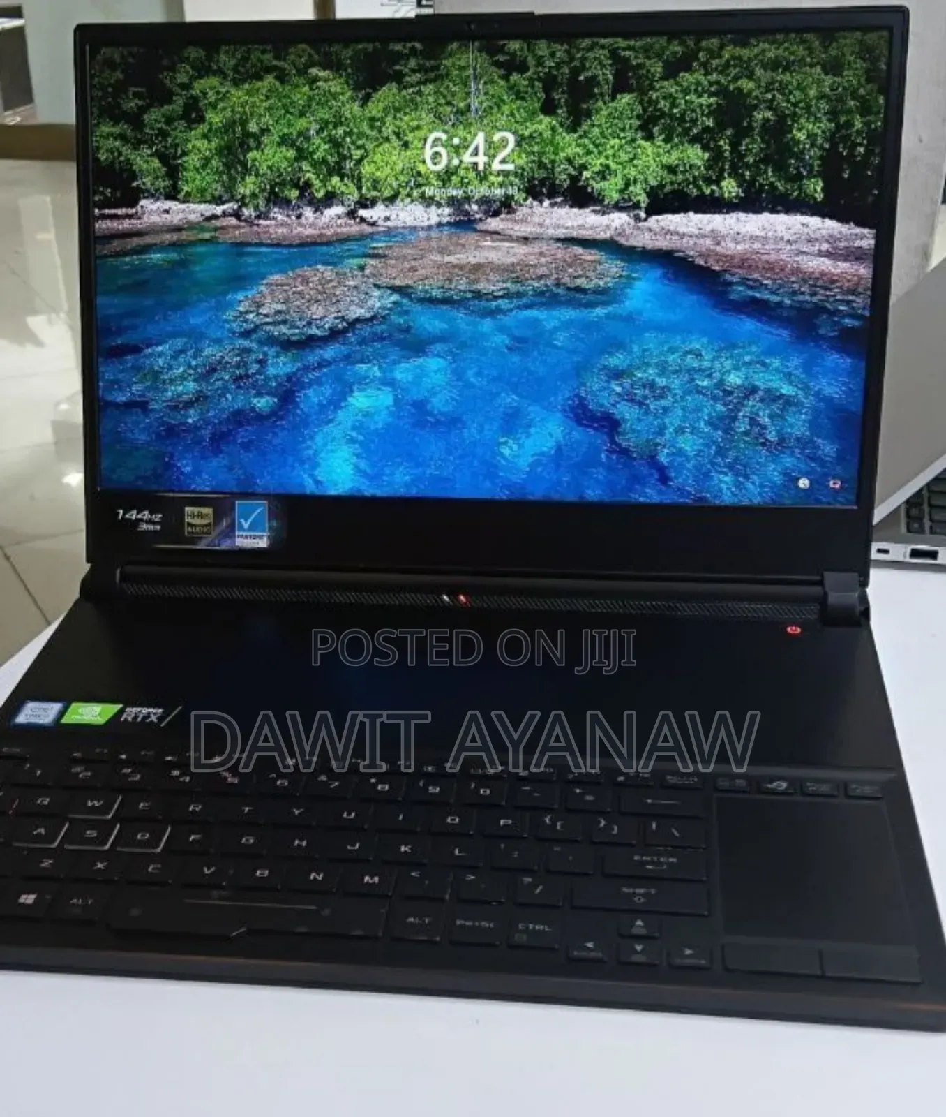 New Laptop Asus ROG Zephyrus G15 24GB Intel Core I7 SSD 2T