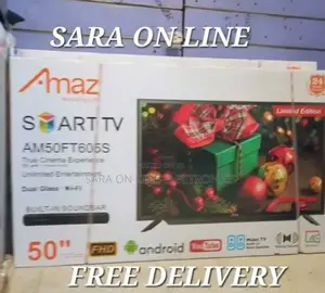 Amaz 50" Smart Android Tv New 2025 Free Delivery