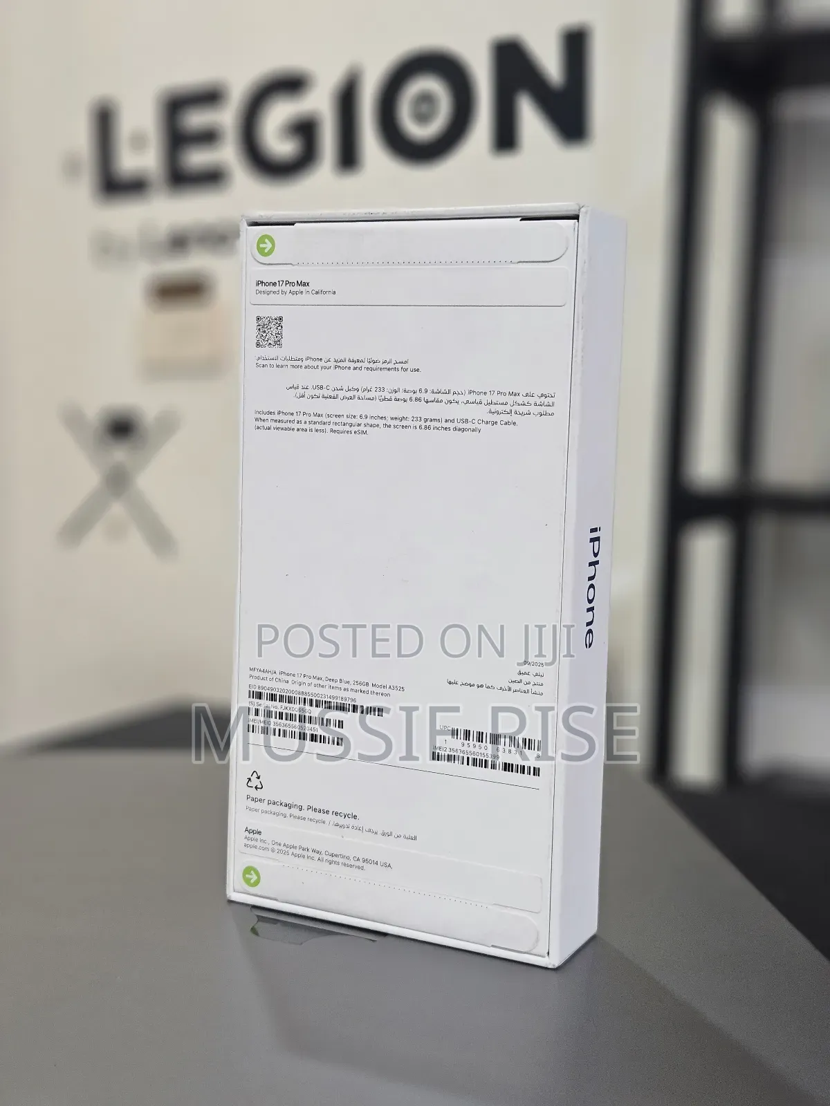 New Apple iPhone 17 Pro Max 256 GB Blue