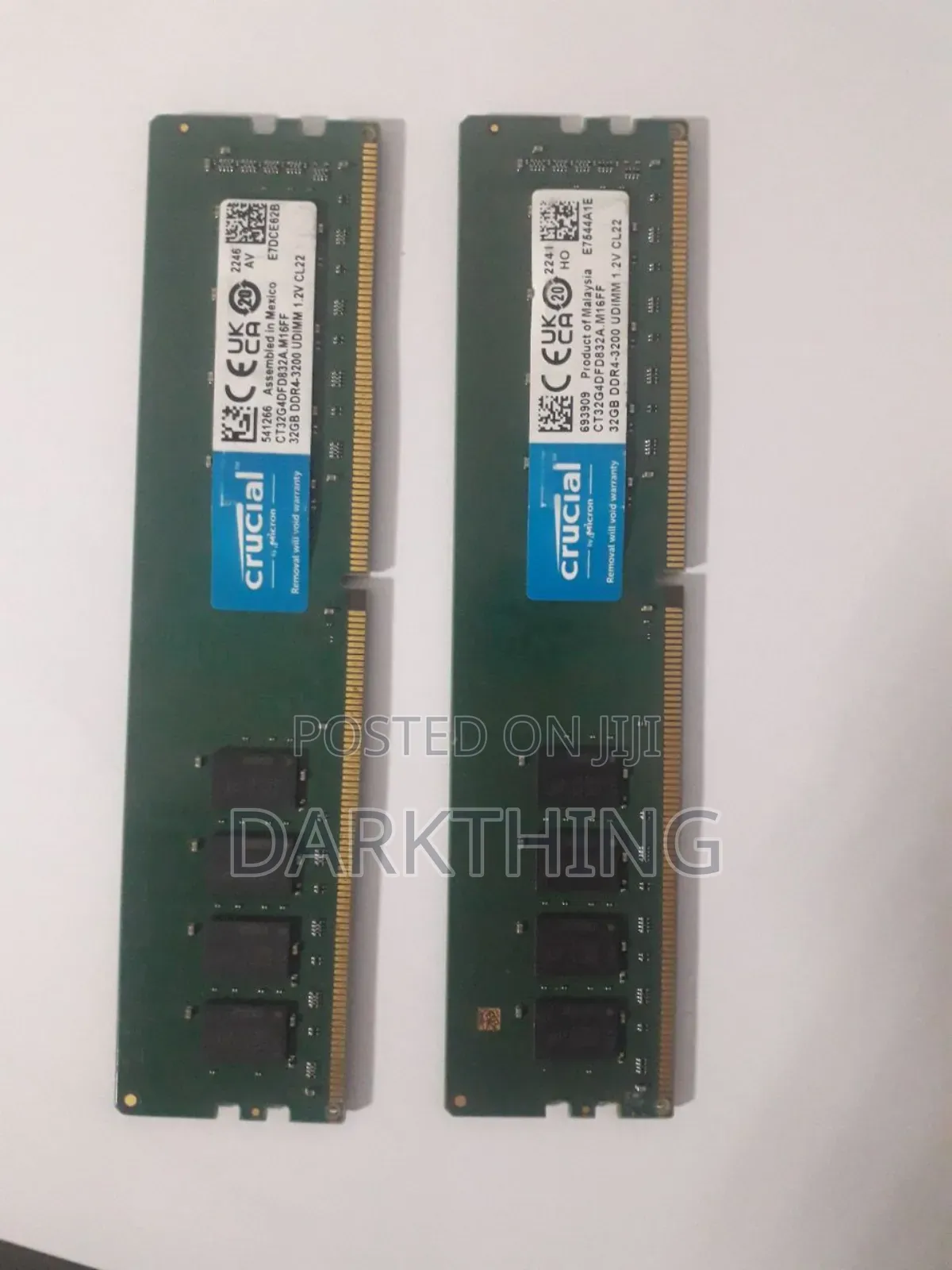 Ram 32gb DDR 4