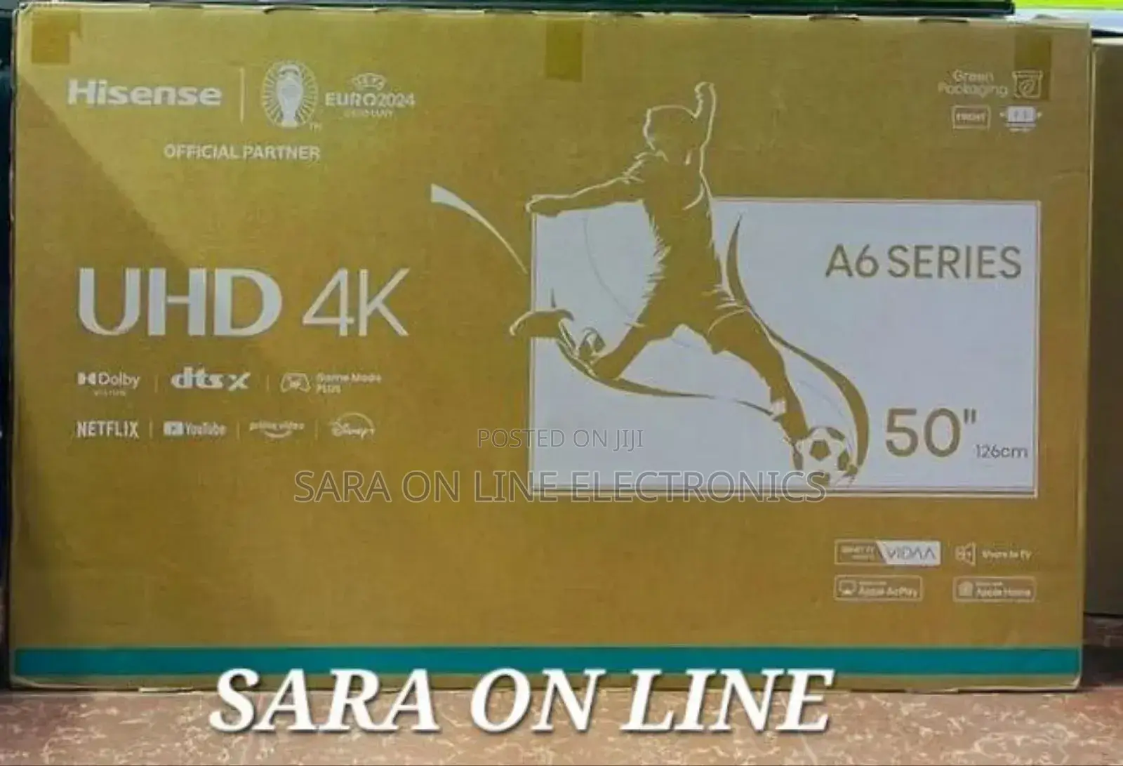 *>Hisence 50" ■A6 Series Smart Tv ◇♡Free Delivery 10year Warranty