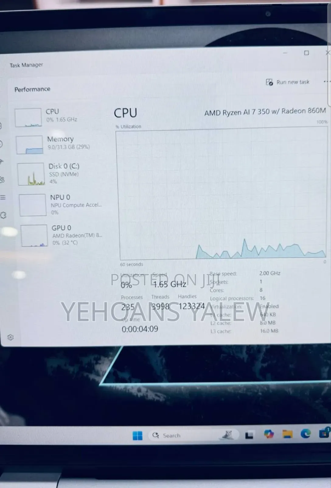 New Laptop Dell Inspiron 16 Plus 7630 32GB AMD Ryzen 7 SSD 1T