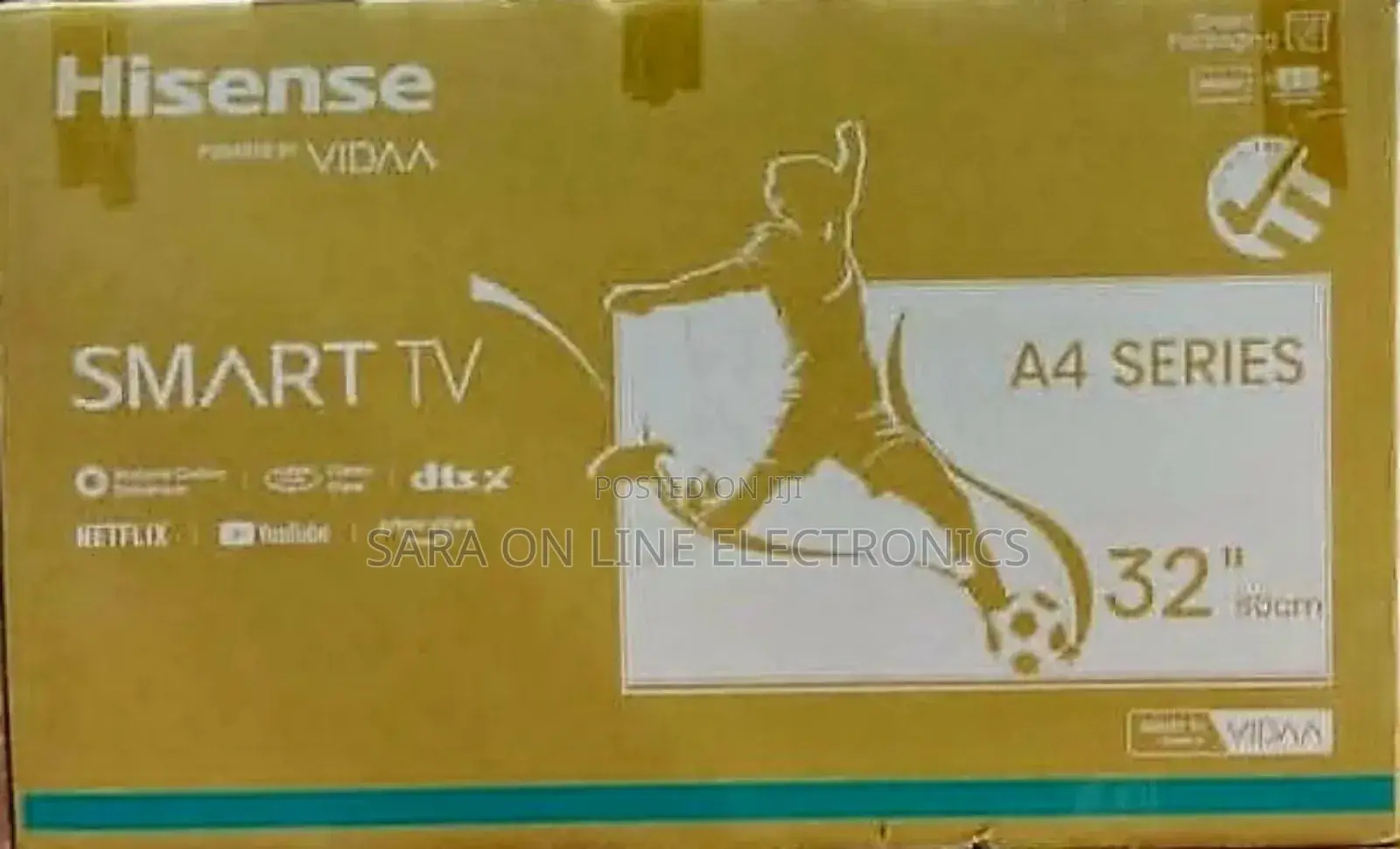 ^^Hisence 32" Smart Tv (New 2025 ) 5year Warranty ■■Free Delivery