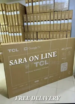 Tcl 75" Uhd Smart Tv ■●5year Warranty ■■Free Delivery
