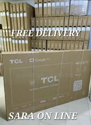 Tcl 75" Uhd Smart Tv ■●5year Warranty ■■Free Delivery