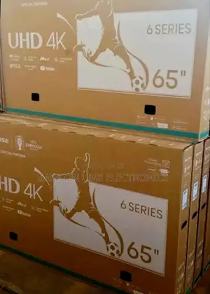 **Hisence 65" Uhd Android Tv 5year Warranty ■ ■ Free Delivery